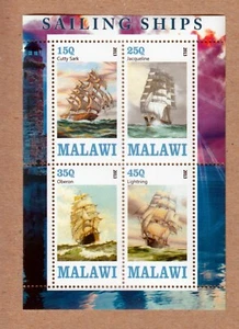Sailing SHIP- Velero, Segelschiff, Bateau à voile VF MNH Minisheet of 4 [W01] - Picture 1 of 1