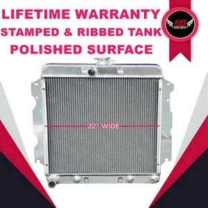 KKS 3 ROWS RADIATOR FIT 1963-67 PLYMOUTH BELVEDERE SATELLITE VALIANT FURY V8 22" - Picture 1 of 8