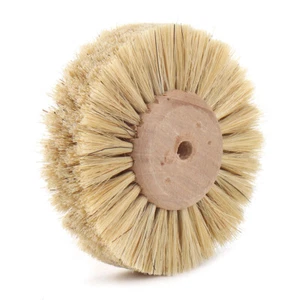 Cepillo de pulido de rueda de molienda de cerdas de 80 mm para eliminar el óxido de madera metálica desbarbado - Imagen 1 de 4