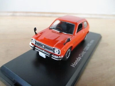 Modelos Hachette; 1974 Honda Civic 1200 RS; laranja; 1:43, perfeito estado e na caixa - Imagem 1 de 4