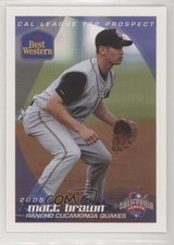 2005 Grandstand California League Top Prospects Matt Brown Rookie RC