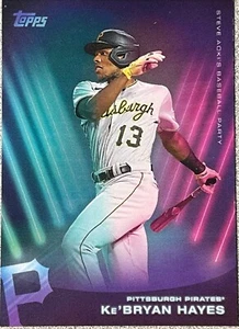 2022 Topps X Steve Aoki Baseball Party Ke'Bryan Hayes #41 - Free Shipping! - Picture 1 of 2