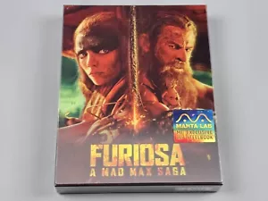 Manta Lab Furiosa A Mad Max Saga Double Lenti Full Slip 4K Blu Ray Steelbook NEW - Picture 1 of 22