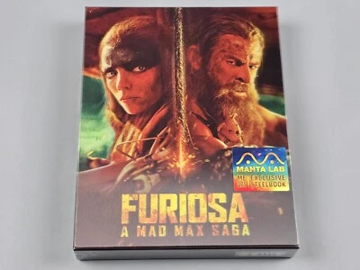 Manta Lab Furiosa A Mad Max Saga Double Lenti Full Slip 4K Blu Ray Steelbook NEW - Image 1 of 4