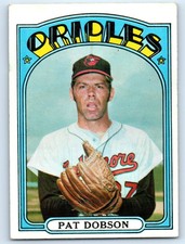 1972 Topps #140 Pat Dobson   Baltimore Orioles