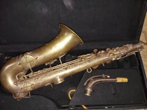 Holton Elkhorn Slivertone alto saxophone, USA, Eb Low-Pitch, Vintage - Picture 1 of 21