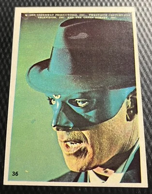 1966 Topps Green Hornet Set Break Sticker #36 Hi-Grade No Creases Centered - Image 1 of 3