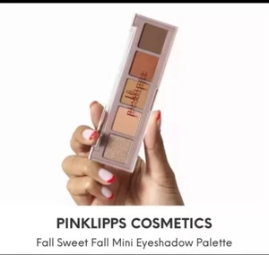 New Pinklipps Fall Sweet Fall Mini Eyeshadow Palette 4 g / 0.14 oz 5 Warm Colors - Picture 1 of 9