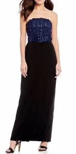 Nuevo Vestido Karl Lagerfeld Bordado Sin Tirantes Nuevo Con Etiquetas - Imagen 1 de 6