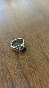 Affinity .25 Blue Diamond Band Ring - Picture 1 of 3