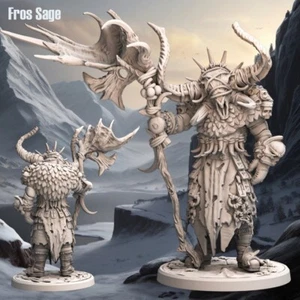 Frost Sage - Frost Tribe - D&D or Wargaming Miniature 32mm - Picture 1 of 1