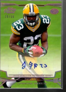 B3795 2013 Topps Prime Autographs Copper Rainbow #107 Johnathan Franklin Auto/50 - Picture 1 of 2