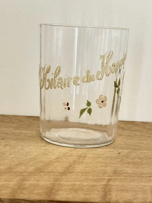 Ancien Verre émaillé Souvenir de Saint Hilaire du Harcouet - Photo 1/4