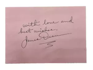 James Dean Authentic Cut Signature 3 Photos 15.5×10.5cm - Picture 1 of 5