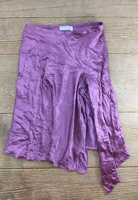 Falda para mujer Charlotte Russe pequeña rosa rosa hasta la rodilla línea A acampanada elegante Foto 1 de 4