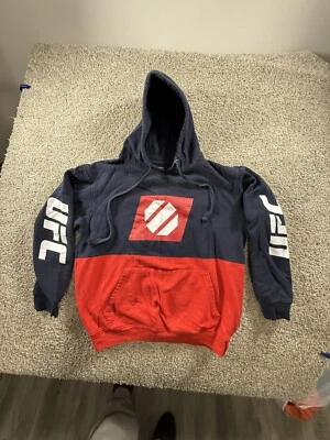 Sudadera con Capucha UFC Para Hombres M Azul Sudadera MMA Lucha Artes Marciales Gráfico Pullover Foto 1 de 4