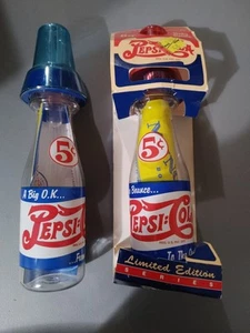 Vintage Pepsi Baby Bottle Munchkin Bottling Inc 6 oz 1992 Lot Of 2. New - Picture 1 of 2