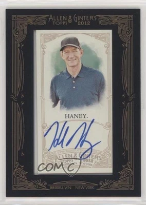 2012 Topps Allen & Ginter's Framed Mini Auto Hank Haney #AGA-HH Rookie Auto RC - Image 1 of 2