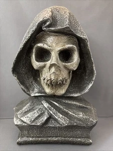 Halloween Sensenmann Totenkopf Goth Grusel Deko Party 10,5" Büste Spukhaus - Bild 1 von 7