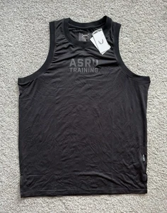 ASRV Activewear Herren Antibakterielles Jersey Tank Top Shirt Schwarz Gr. M DSG-0243 - Bild 1 von 9