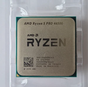 AMD Ryzen 5 PRO 4650G 3.70GHz 8MB Sześciordzeniowy procesor procesora AM4 **TYLKO CPU** - Zdjęcie 1 z 2