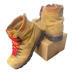 Lehigh 100 Mens Work Boots 9 EEE Suede Leather Hiking Boots Style 1108 - Picture 1 of 14