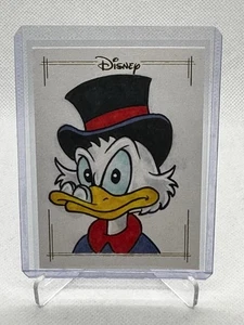 2025 Topps Chrome Disney Scrooge McDuck Sketch 1/1 Vincenzo “Chenduz” D’Ippolito - Picture 1 of 2