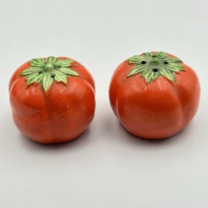 Salero y pimentero de tomate vintage, hecho en Japón MCM único - Imagen 1 de 4