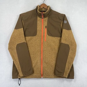 Eddie Bauer Jacke Herren XL braun Full Zip Fleece Outdoor Shop Taschen Winter - Bild 1 von 13