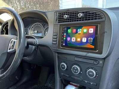 For 2007-2011 Saab 9-3 93 7" Android 15 Carplay Car Stereo Radio GPS Navi WIFI Foto 1 de 4