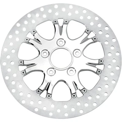 Performance Machine Paramount 11.8in. Two-Piece Brake Rotor - Chrome Motorcycle - Image 1 of 4