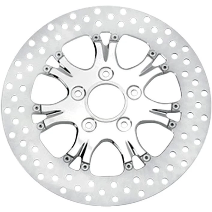 Performance Machine Paramount 11.8in. Two-Piece Brake Rotor - Chrome Motorcycle - Image 1 of 4