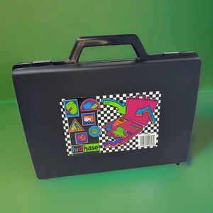 Toy Case Vtg 1980s Kid Kase W.T. Rogers Toys Crafts School - Picture 1 of 8
