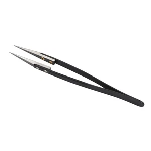 Anti-Static Ceramic Tweezers ESD Heat Resistant Insulated Pointed Tip Pliers I - Photo 1 sur 10