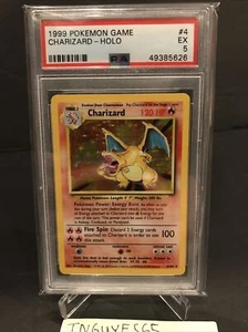 Charizard 4/102 Holo Rare 1999 Pokemon Base Set Unlimited PSA 5 - Picture 1 of 3