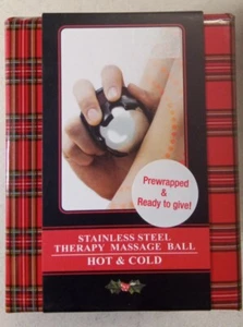 Stainless Steel Massage Roller Ball Ice Cold or Hot Therapy - Picture 1 of 3