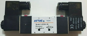 Pneumatik Ventil 5/2 Wege 230 Volt 1/4" 1,5 - 8 Bar 5/2 Wegeventil Impulsventil - Bild 1 von 5