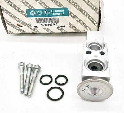 Fiat Punto Air Conditioner Expansion Valve 55702406 Genuine & New - Image 1 of 3