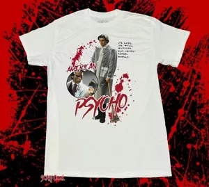 Neu American Psycho Patrick Bateman 2000 Throwback Herren Vintage T-Shirt - Bild 1 von 2