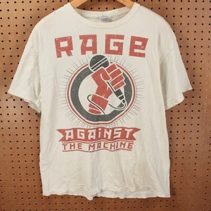 T-Shirt Rage Against The Machine 2010 Tour Konzert LARGE Etikett 90er Hip Hop Rock - Bild 1 von 7