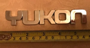 Yukon Rear Chrome Finish Car Badge New GMC Car USV - Picture 1 of 3