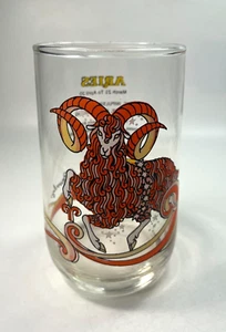 KMA Arby's ARIES Glass Astrology Horoscope Zodiac Art by Beverly 1976 12oz C83 - Picture 1 of 16