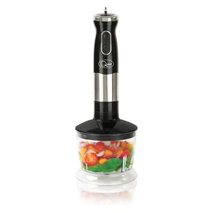 Quest 700W 3 en 1 Negro Palo Licuadora de Mano Procesador de Alimentos Mezclador Picadora Portátil - Imagen 1 de 4