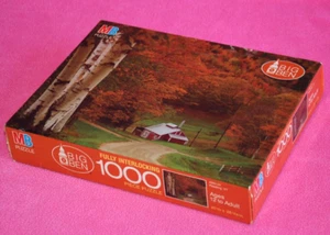 Big Ben Puzzle ~ READING, VERMONT ~ 1000 Pc. Milton Bradley ~ Sealed, Vintage - Picture 1 of 3