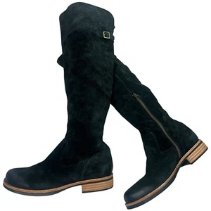 Botas de montar Kork-Ease para mujer hasta la rodilla de cuero gamuza socorro talla 6,5 M negras - Imagen 1 de 15