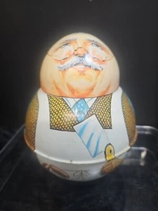 Vintage 1980 Bristol Ware Butcher Roly Poly Tobacco Tin - Picture 1 of 6