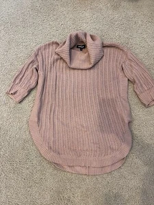 Express Rollkragen Pullover Kreis Saum Halbarm S - Bild 1 von 3