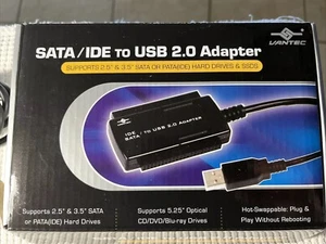VANTEC SATA/IDE to USB 2.0 Adapter (CB-ISATAU2) Open Box (Verify Parts In Photo) - Picture 1 of 7