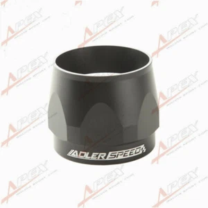 -20AN 20AN AN20 HEX Finishers Fuel Hose Clamp Aluminum Black - Picture 1 of 7