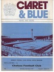 Football Programme BURNLEY v CHELSEA Apr 1977